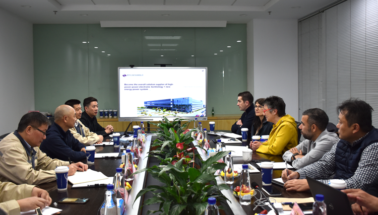 阿尔斯通公司城轨业务副总裁一行来华士公司考察